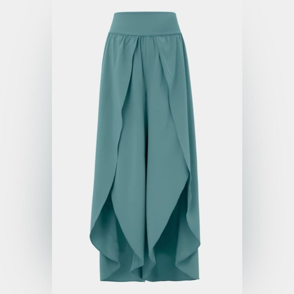 HALARA Stone Blue Palazzo Wide Leg Flowy